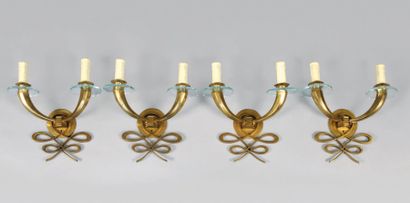 LELEU Jules (1883-1961)
Suite de six appliques...