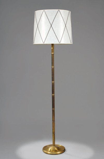 ADNET Jacques (1900-1984)
Lampadaire en cuivre...