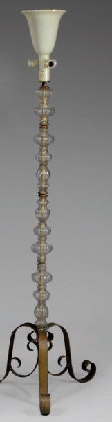 TRAVAIL FRANÇAIS 1940
Lampadaire à fût entièrement...