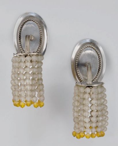 TRAVAIL FRANÇAIS 1925
Paire d'appliques en...