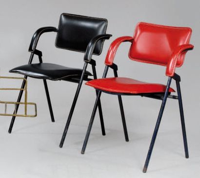 ADNET Jacques (1900-1984)
Paire de fauteuils...