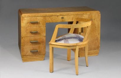 TRAVAIL FRANÇAIS 1930
Bureau en placage de...