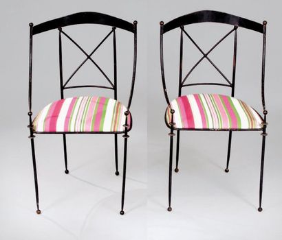 ANONYME
Paire de fauteuils à armature en...