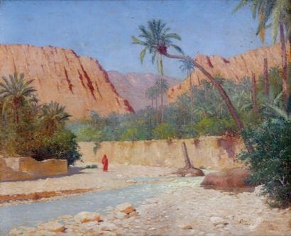 Constant LOUCHE (1880-1965)
L'oasis Huile...
