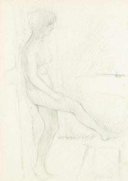 Pierre BONNARD (1867-1947)
Nu Dessin au crayon...