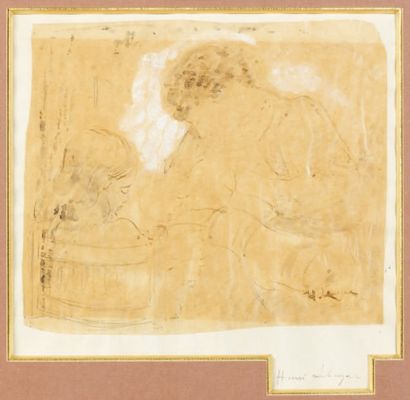 Henri LEBASQUE (1865-1937)
Maternité Dessin...
