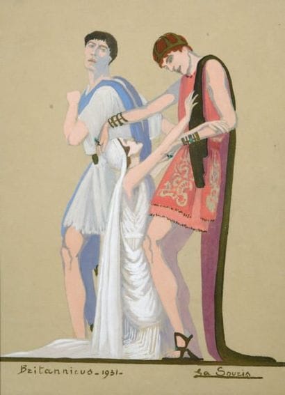 Ecole Moderne
Britannicus, 1931 Pochoir sur...