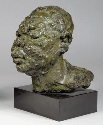 CHARDON
« Buste d'homme ». Épreuve en bronze...