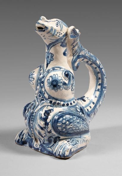 17th century Portuguese earthenware anthropomorphic...