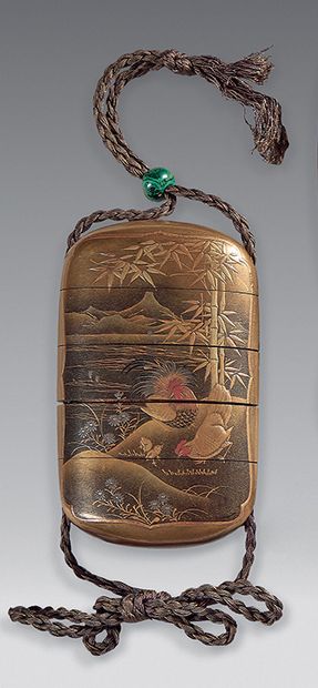 JAPAN - EDO period (1603-1868), 19th century
Four-frame...