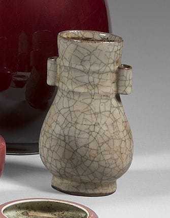 CHINA
GE type gray celadon-glazed ceramic...