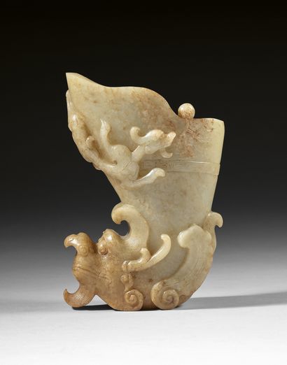 CHINA - MING STYLE
Celadon jade (nephrite)...