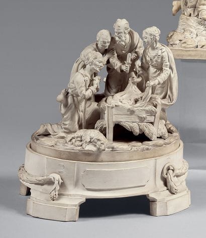 TOUL BELLEVUE
Group in Lorraine clay depicting...