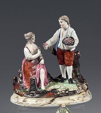 SAINT-CLEMENT or LUNEVILLE
Earthenware group...