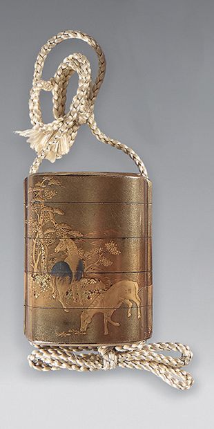 JAPAN - EDO period (1603-1868), 19th century
Inro...