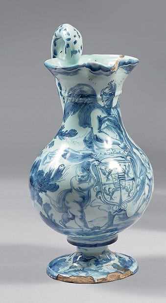 SAVONE
A baluster-shaped earthenware coffee...