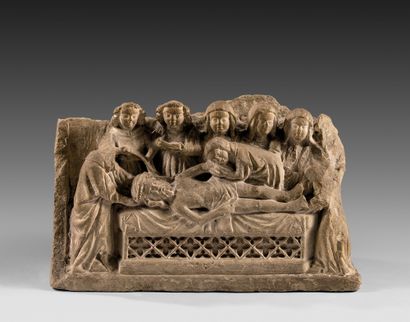 The Entombment
A limestone bas-relief of...
