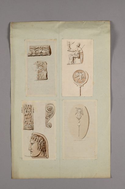 Pierre FONTAINE
Architectural projects, friezes,...