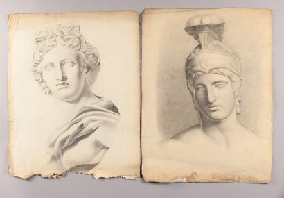 Aimée DUPUIS (1803-1864) et attribué à
Études...