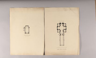 19th century FRENCH SCHOOL
Plan of the Palace...