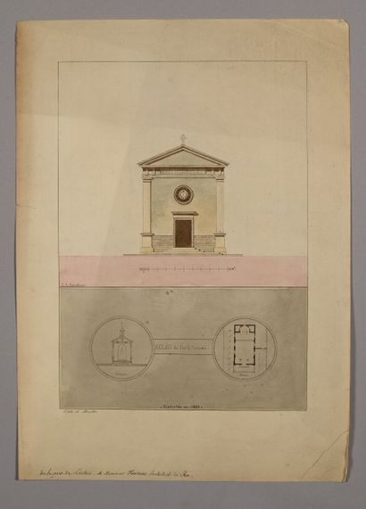 École FRANÇAISE du XIXe siècle
Plan de bains...