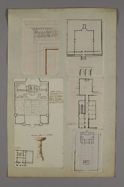 Pierre FONTAINE
Plans, elevations, sketches...