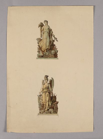 Charles Percier and Pierre Fontaine
Allegories...