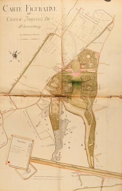 19th-century FRENCH SCHOOL
Plan of a residence...