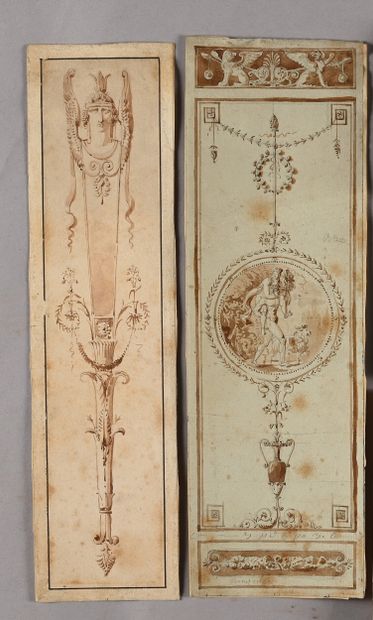 Charles PERCIER et Pierre FONTAINE
Deux vestales...
