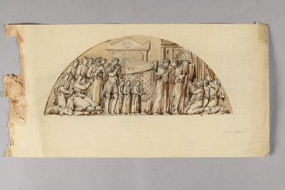 Pierre FONTAINE
Project for the bas-relief...