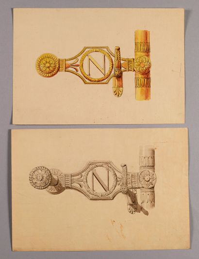 Pierre FONTAINE
Two designs for racks with...