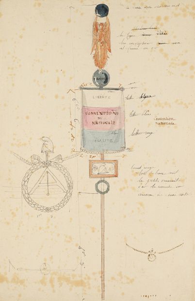 Charles PERCIER
Projet de haut de mât pour...