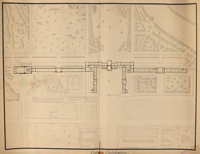 19th-century FRENCH SCHOOL
Plan of a residence...