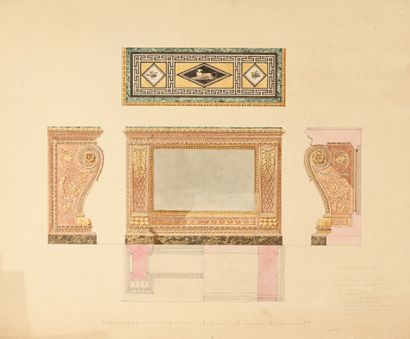 Charles PERCIER
Project for a console table...