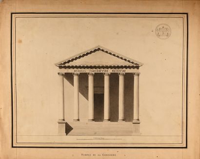 Pierre FONTAINE
Twelve studies of capitals...