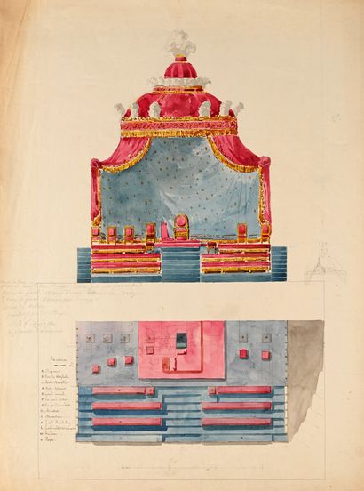 Charles PERCIER et Pierre FONTAINE
Projets...