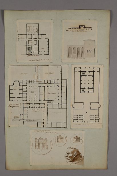 Pierre FONTAINE
Plans, elevations, sketches...