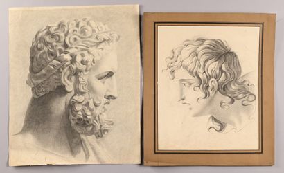 Aimée DUPUIS (1803-1864) et attribué à
Études...