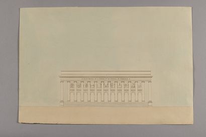 19th century FRENCH SCHOOL
Plan of the Palace...