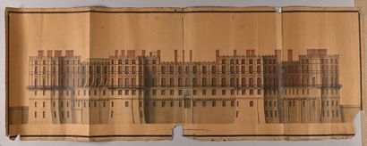 19th century FRENCH SCHOOL
Plans and study...