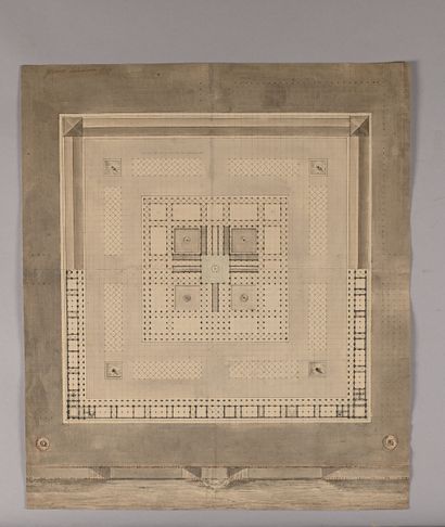 École FRANÇAISE du XIXe siècle
Plan de bains...