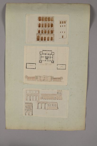 Pierre FONTAINE
Elevation and plan projects:...