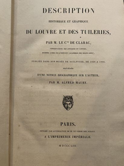 CLARAC (Frédéric de).
Description historique...