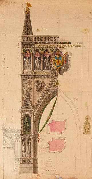 Charles PERCIER et Pierre FONTAINE
Projets...