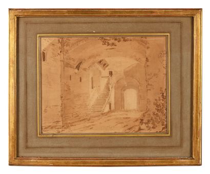 Pierre FONTAINE
View of an interior courtyard...