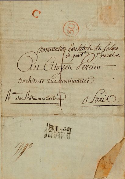 [Pierre-François-Léonard FONTAINE].
47 letters...