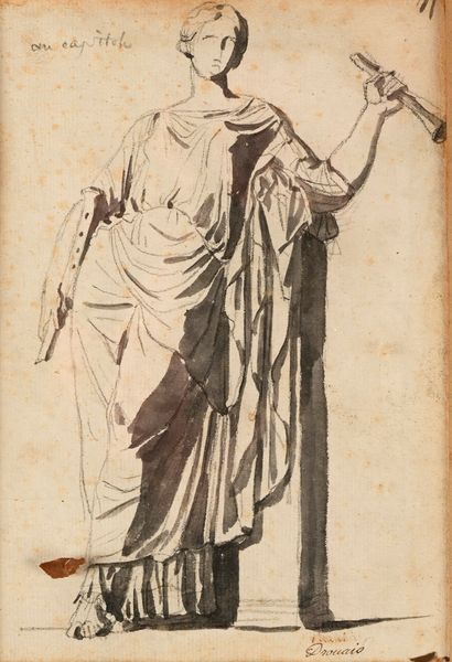 Germain DROUAIS ( Paris 1763 - Rome 1788)
Vestal...
