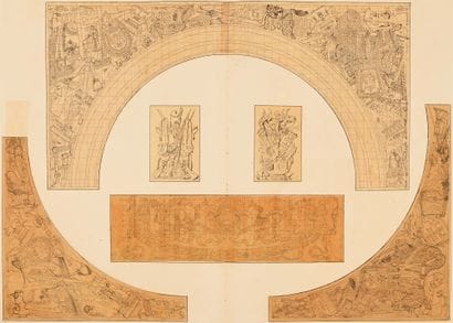Charles PERCIER
Set designs for the Arc du...