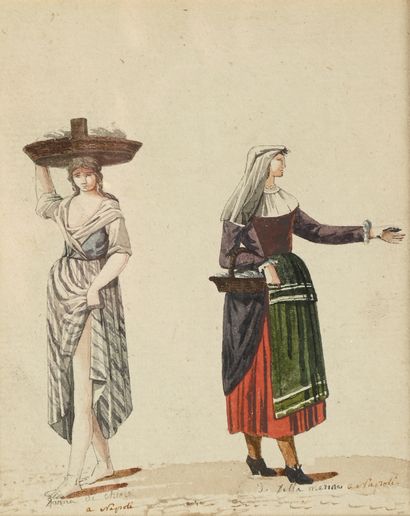 Victor LEMOINE BENOIT (Actif au XIXe siècle)
Napolitaines...