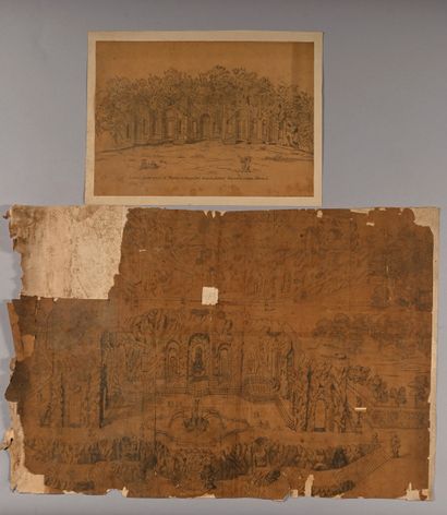 18th and 19th century FRENCH SCHOOL
Plans,...